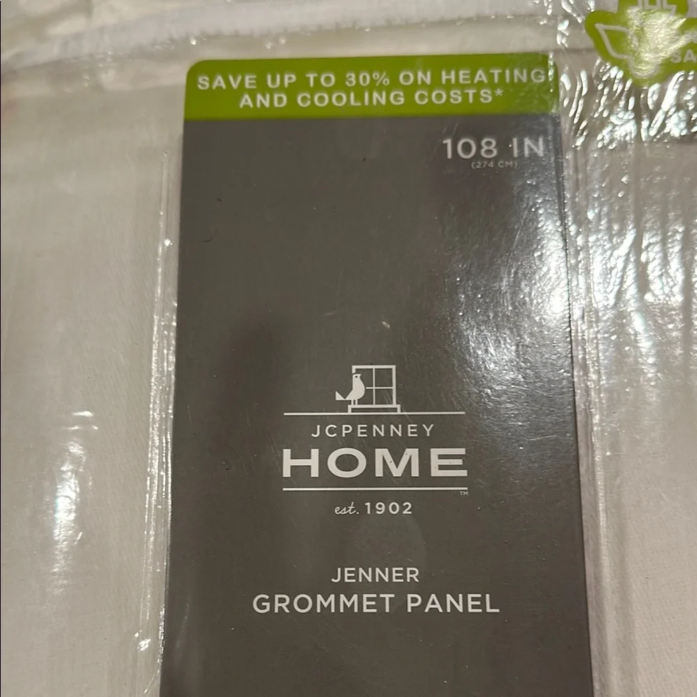 JCPenney White Grommet Curtains